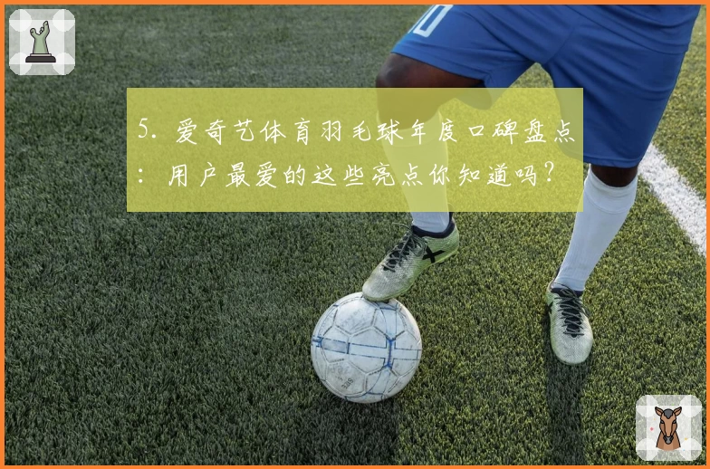 5. 爱奇艺体育羽毛球年度口碑盘点：用户最爱的这些亮点你知道吗？